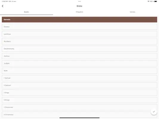 Bible android App screenshot 1