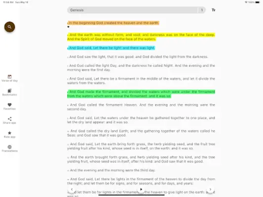 Bible android App screenshot 3